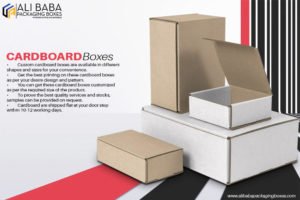 cardboard boxes